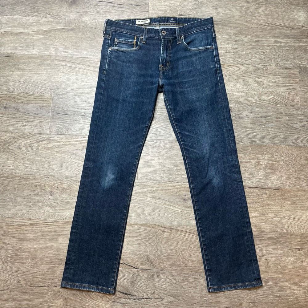 AG Adriano Goldschmied Men's Slim Jeans - Dark Blue